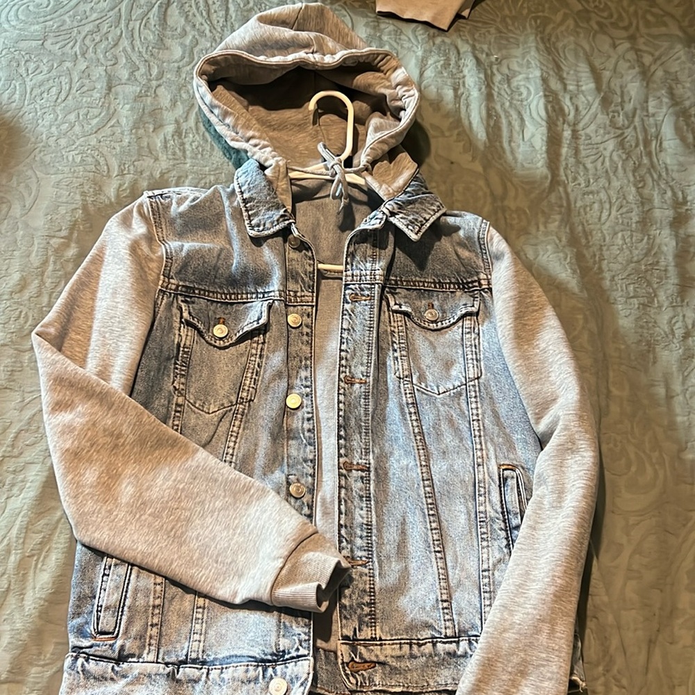 Hooded Jean Jacket